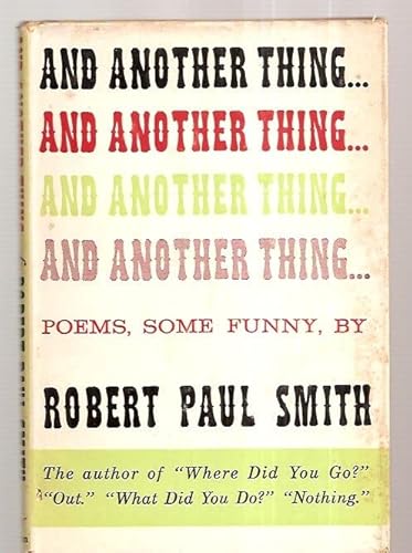 And Another Thing, Poems, Some Funny - Click to Buy