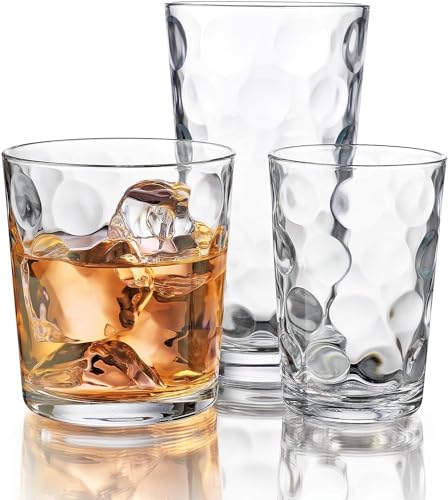 Home Essentials 12-Piece Galaxy Glassware Set - Click to Buy