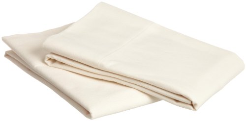 Pinzon Signature Cotton Heavyweight Velvet Flannel Pillow Cases - Standard, Cream - Click to Buy
