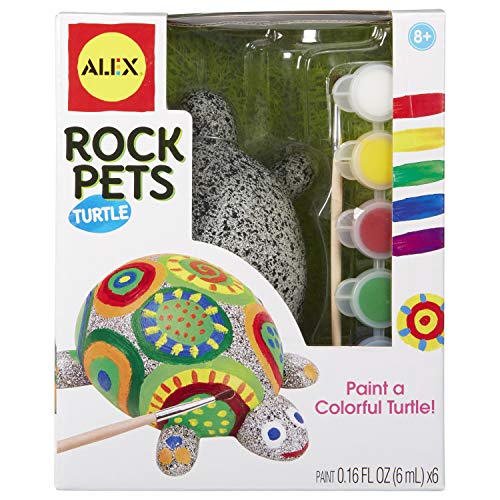 ALEX Toys Craft Rock Pets Turtle Kids Art and Craft Activity, Multicolor, 1.12