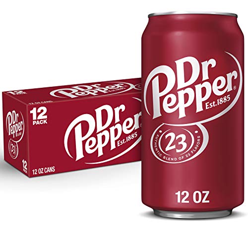 Dr Pepper Soda, 12 fl oz cans, 12 pack - Click to Buy