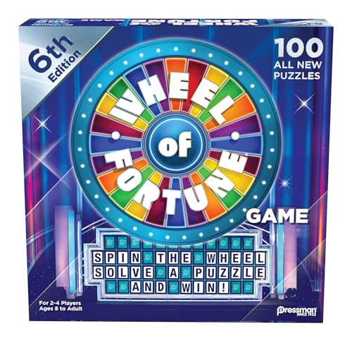 Wheel of Fortune Game: 6th Edition - Spin The Wheel, Solve A Puzzle, And Win by Pressman - Click to Buy