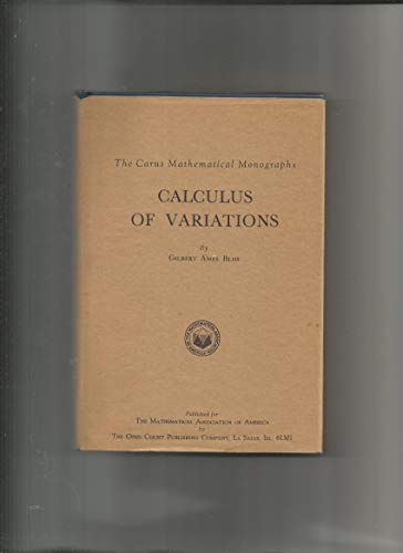 Calculus of Variations - Click to Buy