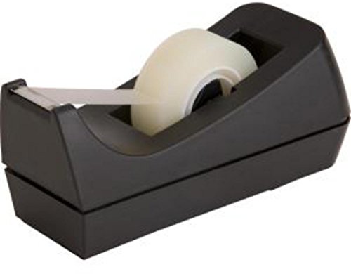 Sparco Tape Dispenser, Desktop, Holds 1/2-Inch-3/4 x 36 Yards, 1-Inch Core, BL (SPR64007) - Click to Buy