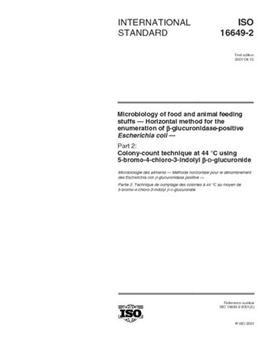 ISO 16649-2: 2001, Microbiology of food and animal feeding stuffs -- Horizontal method for the enumeration of beta-glucuronidase-positive Escherichia ... 5-bromo-4-chloro-3-indolyl beta-D-glucuronide - Click to Buy
