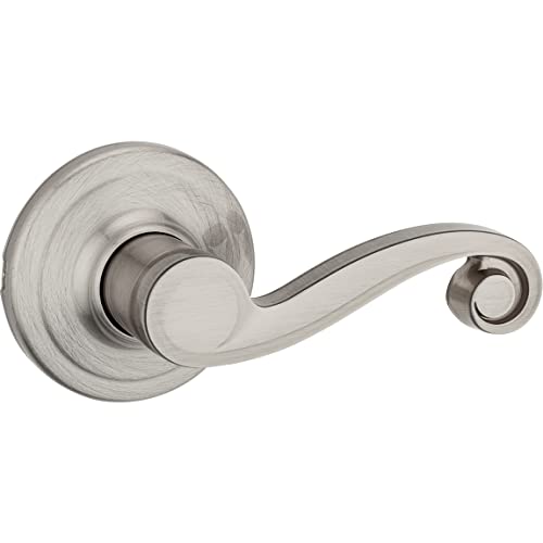 Kwikset 97200-781 Lido Hall/Closet Door Lever, Satin Nickel - Click to Buy