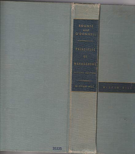Principles of Management: An Analysis of Managerial Funtioncs - Click to Buy
