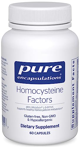 Pure Encapsulations Homocysteine Factors | Supplement to Support Normal Homocysteine Levels and Cardiovascular Health* | 60 Capsules - Click to Buy