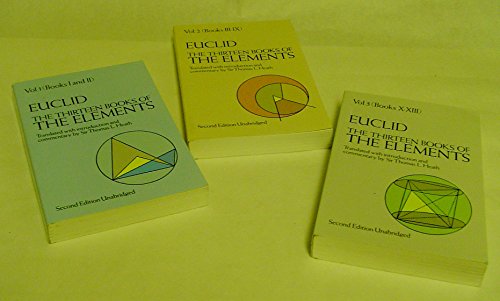 The Thirteen Books of the Elements, by Euclid, Complete in 3 Volumes - Click to Buy