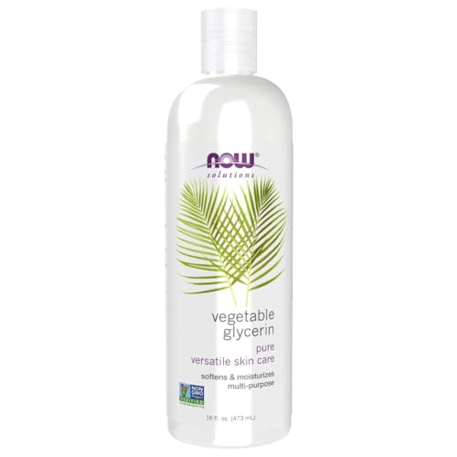 NOW Foods Solutions, Vegetable Glycerin, 100% Pure, Versatile Skin Care, Softening and Moisturizing, 16-Ounce - Click to Buy