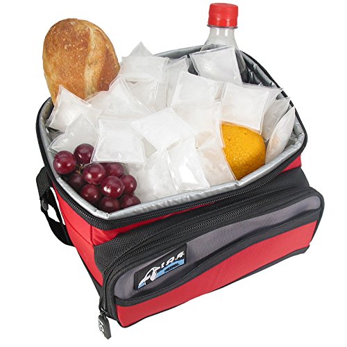 Icy Cools Reusable Ice Cubes for Coolers Three (3) Pack (45-2x2 Cubes) for Coolers, Lunchboxes and More! - Click to Buy