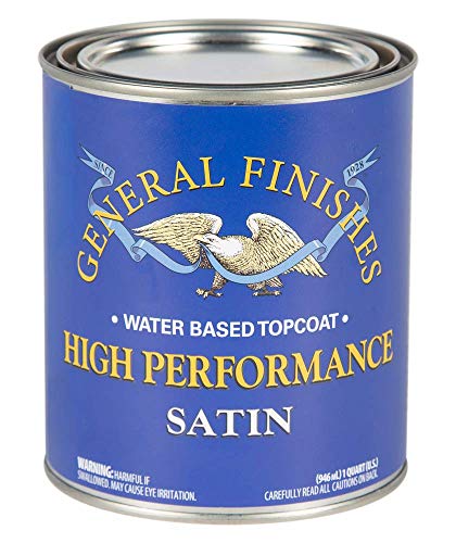 General Finishes High Performance Water Based Topcoat, 1 Quart, Satin - Click to Buy