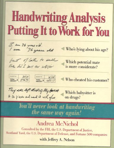Handwriting Analysis - Putting It to Work for You - Click to Buy