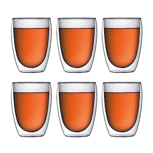 Bodum 4559-10-12 pavina 6-teiliges Gläser-Set (Doppelwandig, isoliert, 0,35 liters) transparent - Click to Buy