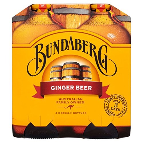 Bundaberg Ginger Beer Non-alcoholic Beverage (Australia) 4-pack 375ml by Bundaberg - Click to Buy