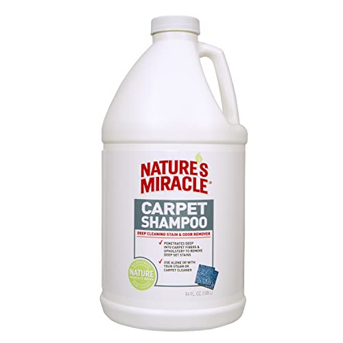 Nature’s Miracle Carpet Shampoo, Deep-Cleaning Pet Stain And Odor Remover, 64 Ounces - Click to Buy