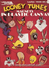 Looney Tunes Magnets In Plastic Canvas Leaflet 1539 - Click to Buy