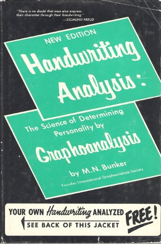 Handwriting Analysis: The Science Of Determining Personality By Graphoanalysis - Click to Buy