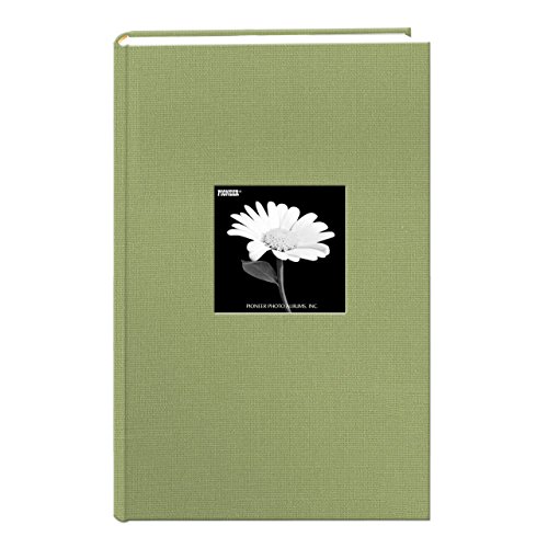 Tissu Cadre Photo de Couverture Album 300 Poches contenir jusqu'à 4 x 6 Photos, Vert Sauge - Click to Buy