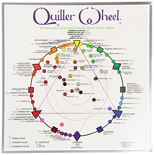 Jack Richeson JACK-499987 Quiller Color Wheel for All Media by Stephen Quiller, 8.5 by 8.5-Inch - Click to Buy