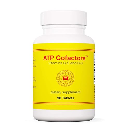 Optimox ATP Cofactors Supplement - Vitamin B Complex for Men & Women, Vitamin B2, Vitamin B3, 100mg Riboflavin, 500mg Niacin, High Potency Tablets - 90 Count - Click to Buy