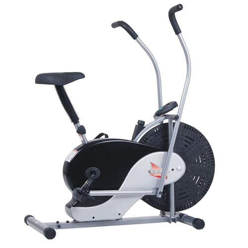 Body Rider Fan Bike, UPDATED Softer, Comfortable Bike Seat, Cardio and Toning Exercise Equipment for your Home Gym, Adjustable Stationary Exercise Bike BRF700 - Click to Buy