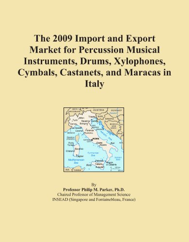 The 2009 Import and Export Market for Percussion Musical Instruments, Drums, Xylophones, Cymbals, Castanets, and Maracas in Italy - Click to Buy