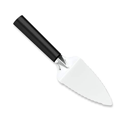 Rada Cutlery Serrated Pie Server, Made in USA, Black Handle