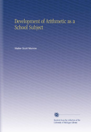 Development of Arithmetic as a School Subject - Click to Buy