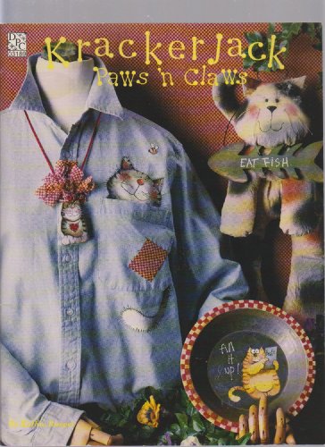 Kracker Jack Paws 'n Claws ; Leisure Arts Cats & Dogs Decorative Wood Painting - Click to Buy