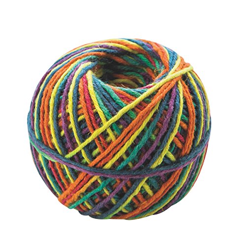 Darice 1984-45 6-Strand Fine Hemp Cord Bright, 200-Feet - Click to Buy