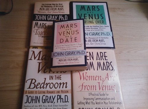 Mars and Venus set of 6: Men are From Mars Women are from Venus, Mars and Venus In The Bedroom, Mars and Venus Diet & Exercise Solution [Signed], Mars and Venus Diet & Exercise Solution Video Tape, and CD, Secrets of Successful Relationships - Click to Buy