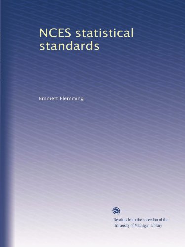 NCES statistical standards - Click to Buy