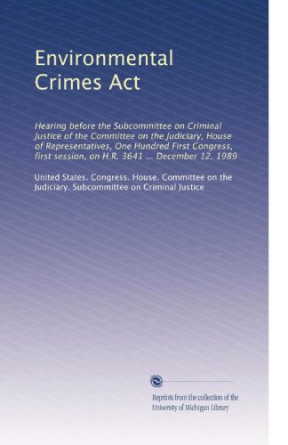 Environmental Crimes Act