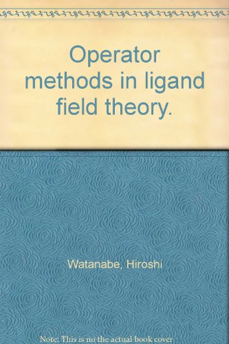 Operator methods in ligand field theory. - Click to Buy