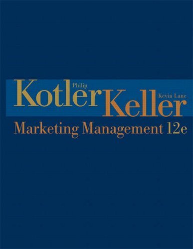 Marketing Management 12th Text Only - Click to Buy