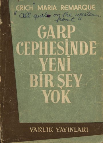 Garp Cephesinde Yeni Bir Sey Yok - Click to Buy