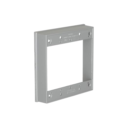 BELL 5407-0 2-Gang Weatherproof Extension Ring, 1-1/32 in. Deep, Gray - Click to Buy