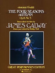 Concerto in F Major L'autunno (Autumn) from The Four Seasons RV293, Op.8 No.3 Flute and Piano - Click to Buy