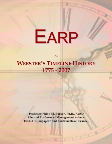 Earp: Webster's Timeline History, 1775 - 2007