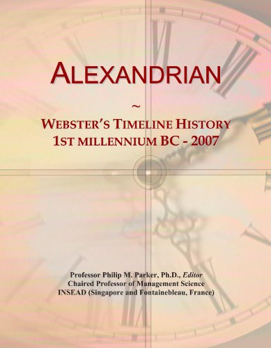 Alexandrian: Webster's Timeline History, 1st millennium BC - 2007 - Click to Buy