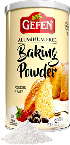 Gefen Baking Powder, 8oz Resealable Container, Gluten Free, Aluminum Free, Cornstarch Free - Click to Buy