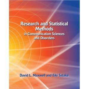 Research and Statistical Methods in Communication Sciences and Disorders