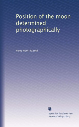 Position of the moon determined photographically