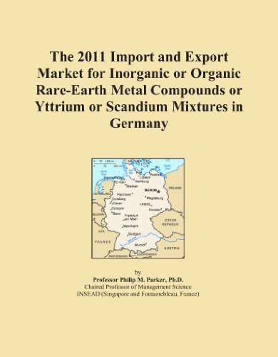 The 2011 Import and Export Market for Inorganic or Organic Rare-Earth Metal Compounds or Yttrium or Scandium Mixtures in Germany - Click to Buy