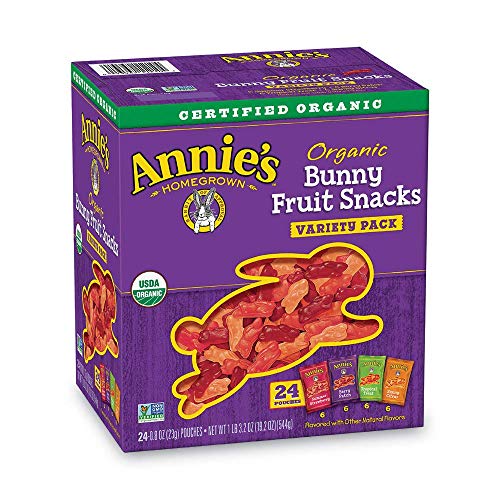 Snacks Annie's Homegrown Organic Vegan Fruit Snacks Variety Pack 24 Pouches - Click to Buy