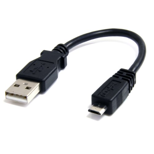 6" USB A to Micro B USB Cable - Click to Buy