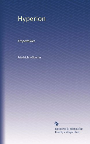 Hyperion: Empedokles (German Edition) - Click to Buy