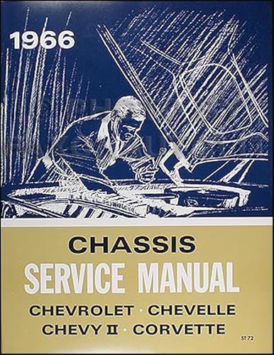 1966 Chevy Repair Shop Manual Reprint Impala Caprice Chevelle Malibu El Camino Chevy II Nova Corvette - Click to Buy