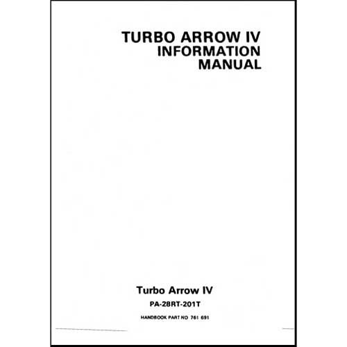 Piper PA28RT-201T Turbo Arrow IV 1979 & Up Pilot Information Manual (part# 761-691) - Click to Buy